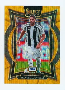 2024-25 Manuel Locatelli Panini Select FIFA Gold Wave Juventus Soccer Card 6/10 - Picture 1 of 3