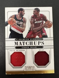 Chris Bosh 2012 Panini National Treasures Matchups Jersey # 1/1 Game Used /49 - Picture 1 of 2