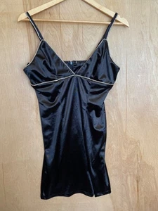 Quiz size 12 LBD Dress little black dress mini cocktail party slinky festival - Picture 1 of 4