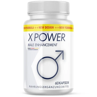 X Power - Male Enhancement Kapseln - Für mehr Leidenschaft zu Zweit - 60 Kapseln