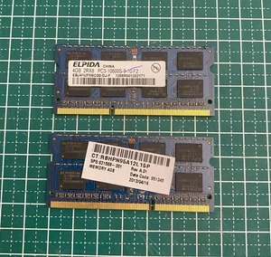 Elpida 4GB x2 (8GB Total) DDR3 1333 MHz SODIMM RAM for Laptop - Picture 1 of 1
