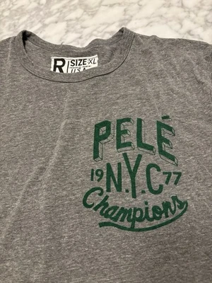 Camiseta Roots of Fight Pelé 1977 New York Cosmos Champions XL Brasil Fútbol Rara Foto 1 de 4