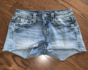 Miss Me Girls Size 14 Embellished Shorts - Picture 1 of 4