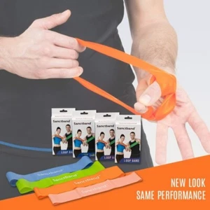 4 NIVELES 9" Bandas de bucle de resistencia Yoga Cross-fit Ejercicio Entrenamiento (APROBADO POR LA FDA) - Imagen 1 de 7