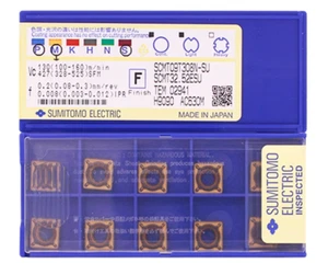 10PCS SUMITOMO SCMT09T308N-SU AC630M SCMT32.52ESU CNC carbide inserts Original - Picture 1 of 2