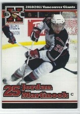 2010-11 Vancouver Giants (WHL) Jordan Martinook (Carolina Hurricanes)