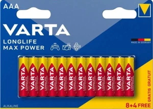 12x Varta Longlife Max Power 4703 AAA Micro LR03 1,5V Batterie MHD 12/31 - Bild 1 von 1