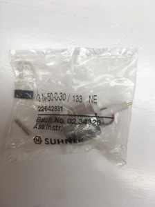 13N-50-0-30/133 NE HUBER+SUHNER RF Coaxial Panel Mount Connector - Picture 1 of 3