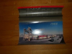 C&NW Transportation Co. 1988 Double sided Calendar - Picture 1 of 2