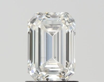 Lab Grown 5.05 Ct EMERALD Cut IGI Certified CVD Diamond G Color SI1 Clarity - Image 1 of 4