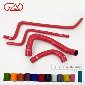 Fit 1997-2006 Jeep Wrangler TJ 4.0L LHD Silicone Radiator Water Heater Hose Kit - Picture 1 of 11