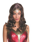 Wonder Woman Wig Batman vs Superman Fancy Dress Halloween Costume Accessory