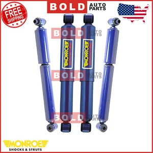 2 Front & 2 Rear Shock Absorbers Set 4PCS MONROE For 1988-1999 Chevrolet K1500 - Picture 1 of 5