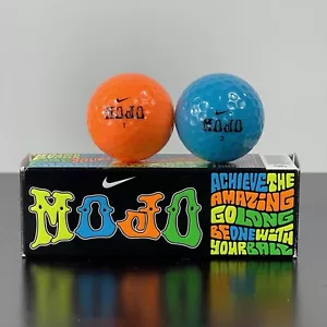 Neue Nike MOJO weiße Golfbälle Play To Live Golf 2 Bälle - Bild 1 von 3