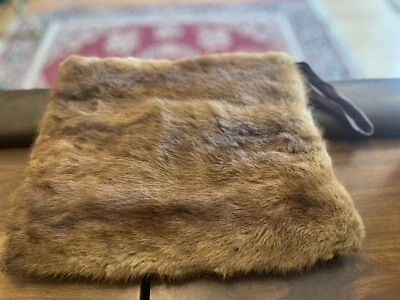 Vintage Fur Muff Purse, Brown - Image 1 of 4