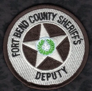 Parche adjunto del sheriff del condado de Fort Bend redondo de 3" - Imagen 1 de 2