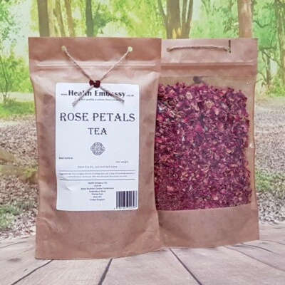 Rose Dried Petals Tea 50g - Health Embassy | Natural Herbal Tea Hand-Packed