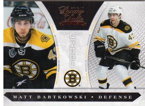 2010-11 Luxury Suite Boston Bruins Hockey Card #226 Matt Bartkowski Rookie /899