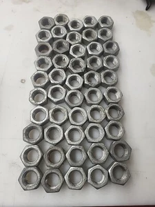 3/4-10 Sechskantmuttern feuergetaucht verzinkt 50 Stück Decks N Dock Hardware - Bild 1 von 1