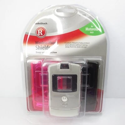 Paquete de 3 protectores a presión inalámbricos abatibles para teléfono Motorola RAZR Foto 1 de 4