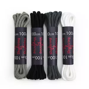 Cordones redondos de 2 mm para zapatos y botas - varios colores y longitudes - Imagen 1 de 42