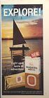 Madeira Pipe Mixture Tobacco Sailboat Humidor Pouch Gold Vintage Print Ad 1967
