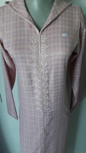 Moroccan Caftan Jellaba Handmade Djellaba Gelbab Embroided Abaya Deshdasha - Picture 1 of 4