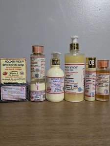 8pcs Golden Face Beauty body lotion, serum, Shower Gel,2Soaps, Oil,cleanser - Picture 1 of 5