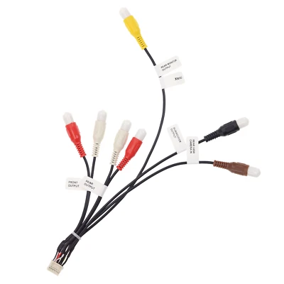 Xtenzi 12Pin AV RCA Harness for Pioneer AVH240EX AVH-240EX, AVH241EX AVH-241EX