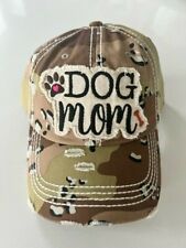 Womens Camo Dog Mom Ball Cap !