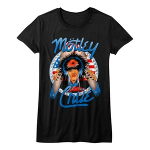 Motley Crue Alister Fiend Head & Legs Damen tailliertes T-Shirt Heavy Metal Musik - Bild 1 von 2
