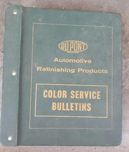 Dupont automotive refinishing products color service bulletins 1970s-1980s with - Bild 1 von 10