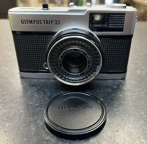 Olympus Trip 35 35mm Viewfinder Camera, with Olympus 40mm f/2.8 Lens..MC 83314.. - Picture 1 of 16