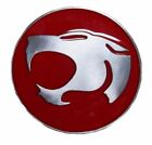Thundercats Series Logo Silvertone Enamel Metal Belt Buckle