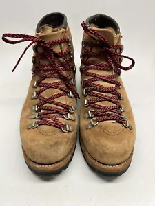 Vasque Herren 8,5 M, Leder Bergsteigen, Wandern, Baumpfleerstiefel braun Vintage - Bild 1 von 15