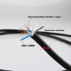 Hot A53 4 Core Signal Cable Audio Surround Hifi Interconnect Wire XLR/RCA Cable - Picture 1 of 14