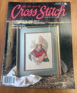 FOR THE LOVE OF CROSS STITCH MAGAZINE - NOVEMBER 1989 - Picture 1 of 8