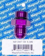 Magnafuel MRFMP-3007 Fitting Adapter Straight 10AN Male O-Ring Aluminum Purple