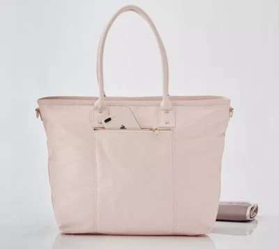 NEW Pottery Barn Kids *PINK* NOE Baby DIAPER BAG Tote with Changing Pad - Image 1 of 4