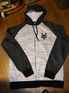 Zoo York Sweater Mens M Full Zip Y2k Style Plaid Punk Skater Streetwear Grunge - Picture 1 of 5