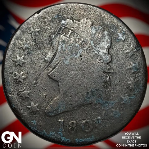 1808 Classic Head Large Cent Q6645 Cover