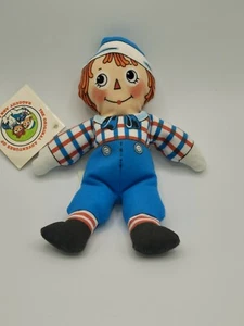 1991 Macmillan Inc The Toy Works 8" Andy Sitzsack Puppe Raggedy Ann & Andy - Bild 1 von 5