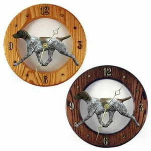 Orologio in legno puntatore tedesco a pelo corto - Foto 1 di 1