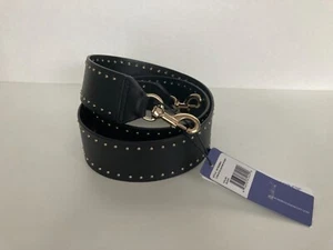 Bolso de Mano Rebecca Minkoff Guitarra 3Pines Multi Tachuelas Correa para el Hombro Negro - Nuevo con Etiquetas - Imagen 1 de 6