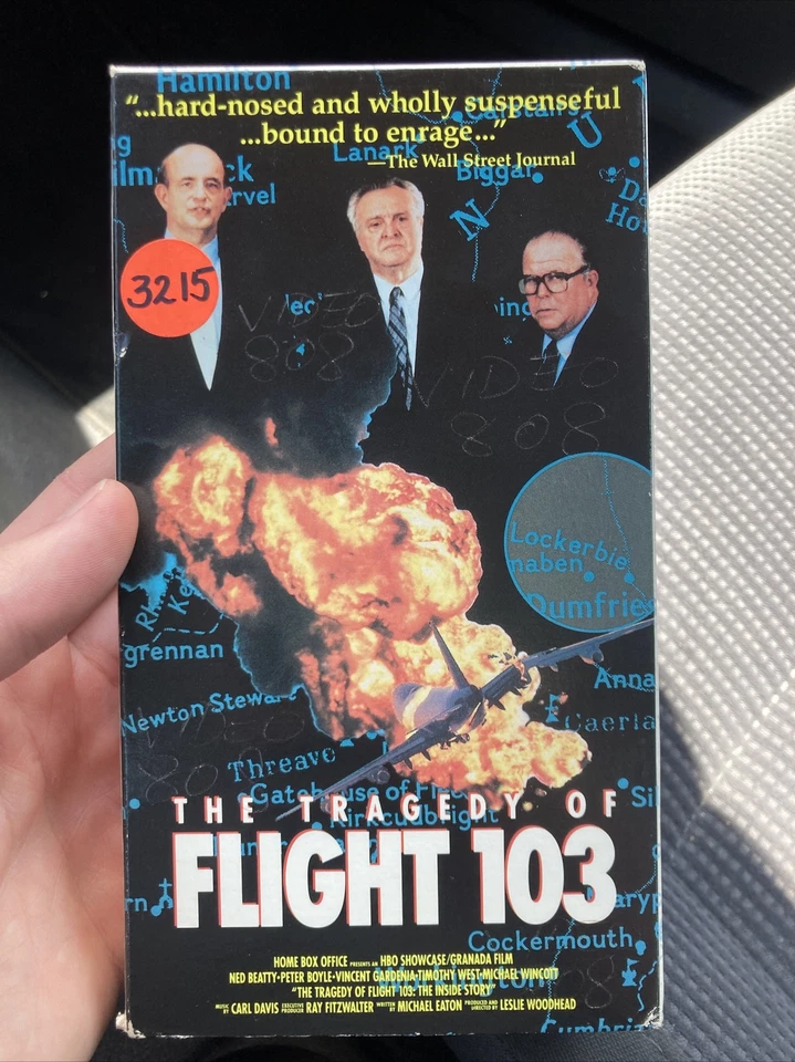 The Tragedy of Flight 103 (VHS, 1991) Rare Preview/Screener Tape - Image 1 of 1