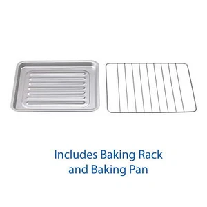 Mainstays 4 Slice Toaster Oven with 3 Settings, Arctic White, New - Picture 1 of 12