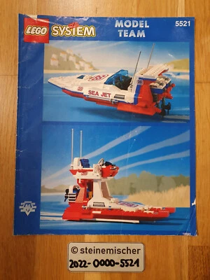 LEGO 5521 - Model Team Sea Jet Instruction Bauanleitung Piraten Pirates - TOP - Bild 1 von 2