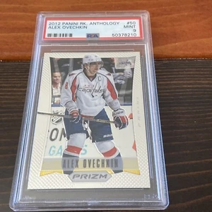 2012 PANINI ROOKIE ANTHOLOGY #50 ALEX OVECHKIN PRIZM PSA 9 - Picture 1 of 16