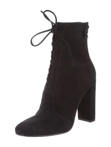 Gianvito Rossi Womens Suede Zipped Block Heel Ankle Boots Beige Size Eur 37 - Picture 1 of 6