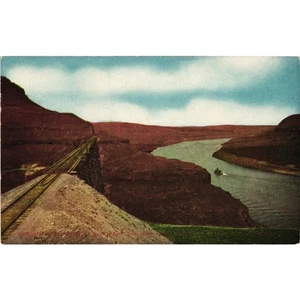 Beautiful Snake River From The North Bank Road Postcard Unposted - Picture 1 of 2